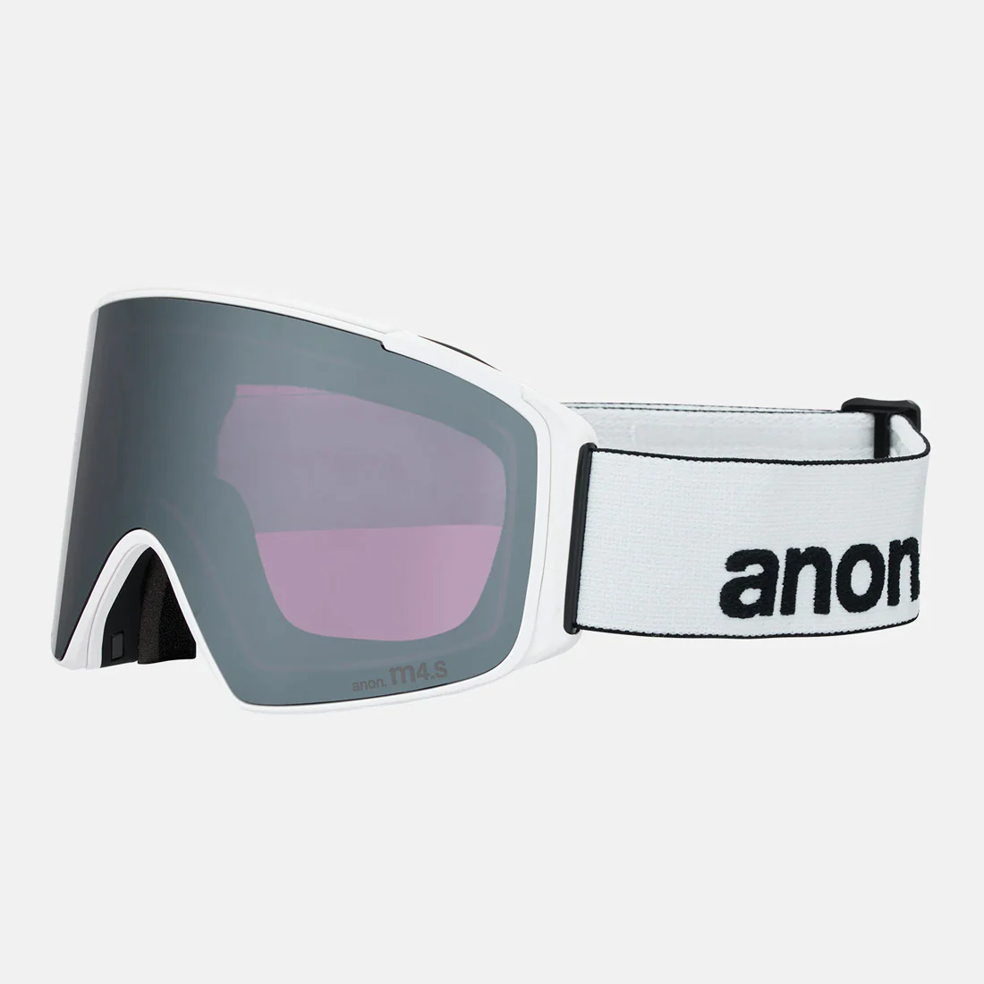 ANON M4S Cylindrical Goggle + MFI Facemask 2026 - White/Perceive Sunny Onyx - Image 3