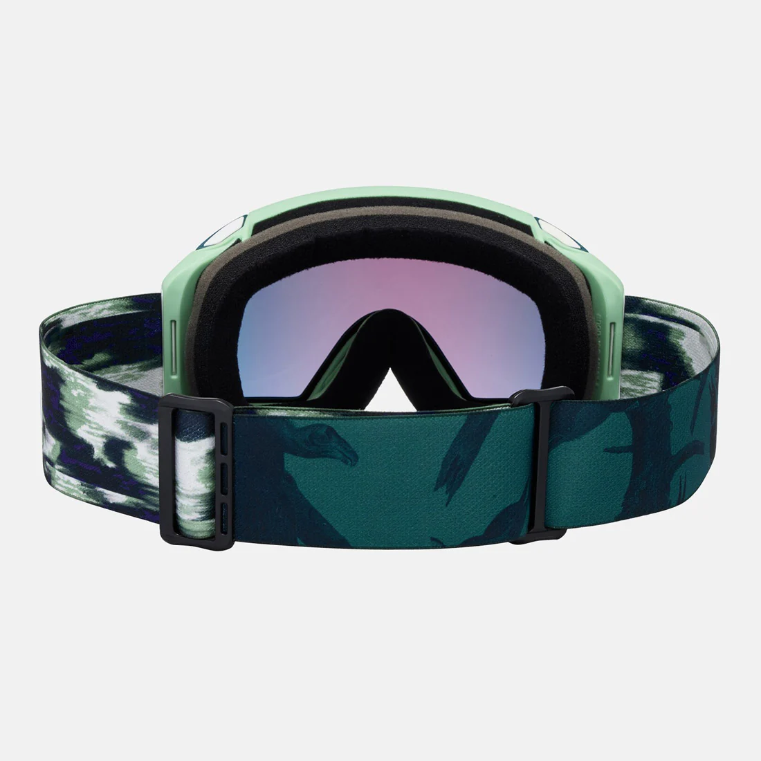 ANON M4S Cylindrical Low Bridge Fit Goggle + MFI Facemask 2026 - Family Tree/Perceive Sunny Red - Image 4