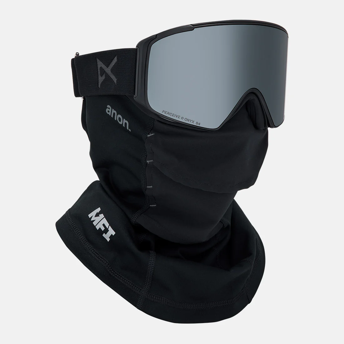 ANON M4S Cylindrical Low Bridge Fit Goggle + MFI Facemask 2026 - Smoke/Perceive Sunny Onyx - Image 5