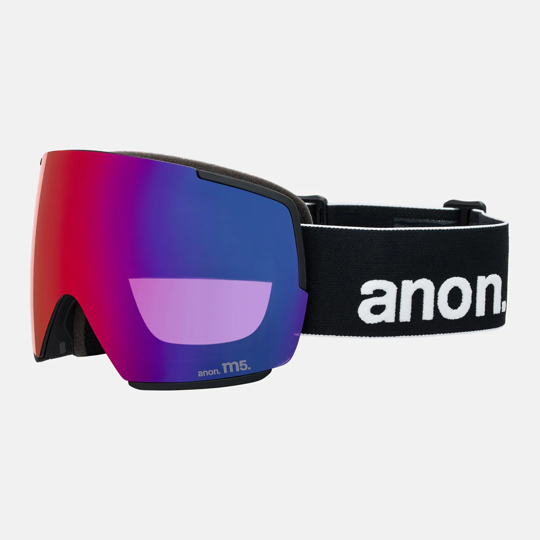 ANON M5 Goggle + MFI Facemask 2026 - Black/Perceive Sunny Red - Image 3