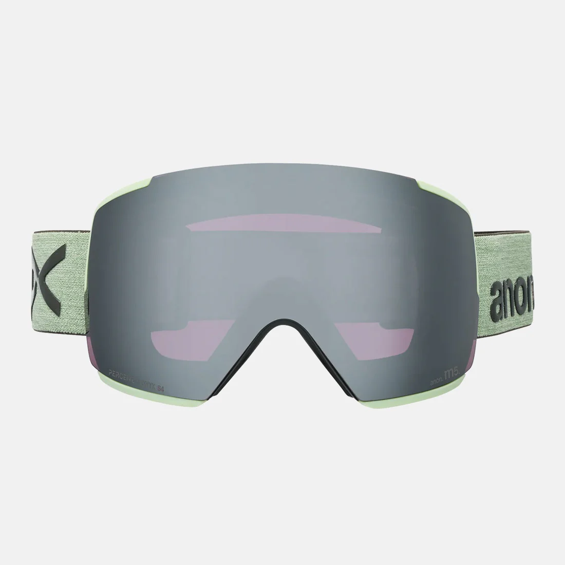 ANON M5 Goggle + MFI Facemask 2026 - Soft Sage/Perceive Sunny Onyx - Image 2