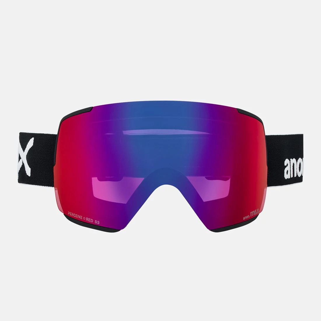 ANON M5S Goggle + MFI Facemask 2026 - Black/Perceive Sunny Red - Image 2