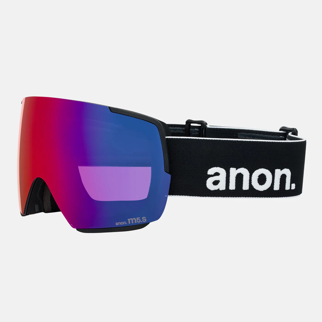 ANON M5S Goggle + MFI Facemask 2026 - Black/Perceive Sunny Red - Image 3