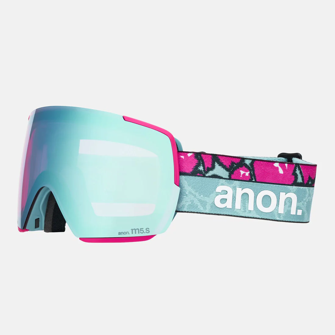 ANON M5S Goggle + MFI Facemask 2026 - Pink Tides/Perceive Variable Blue - Image 3