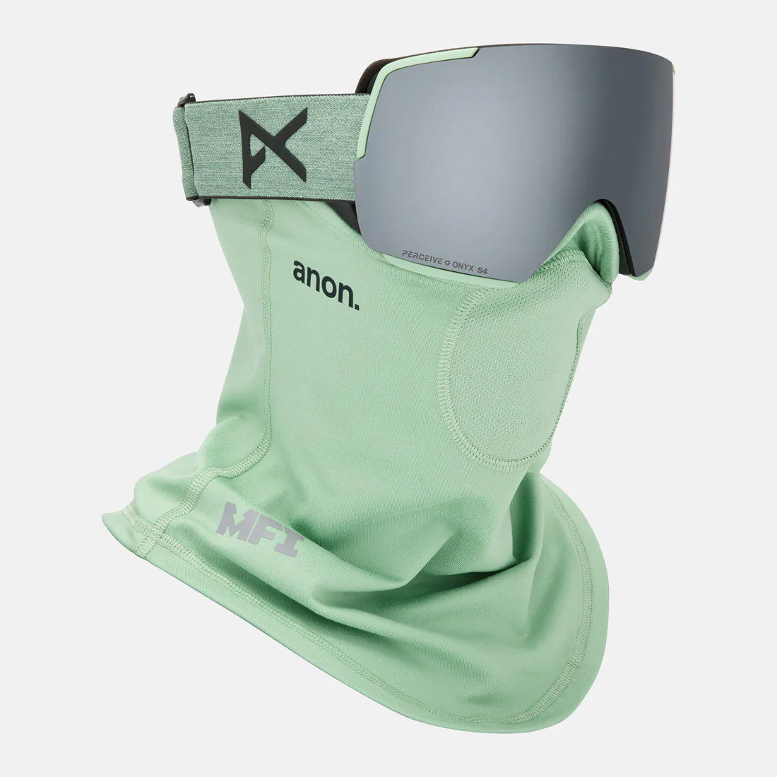 ANON M5S Goggle + MFI Facemask 2026 - Soft Sage/Perceive Sunny Onyx - Image 5