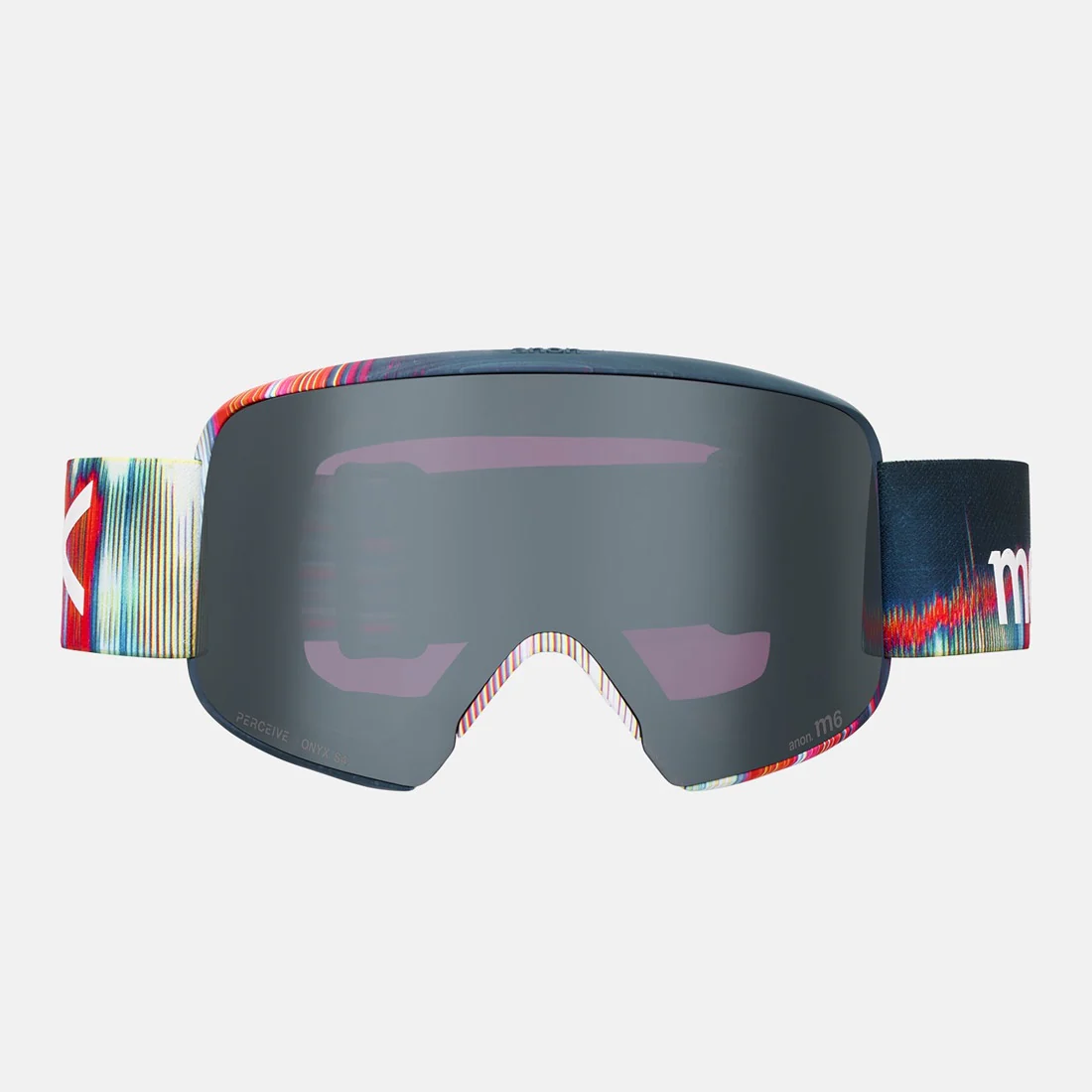 ANON M6 Goggle + MFI Facemask 2026 - Glitch Lines/Perceive Sunny Onyx - Image 2