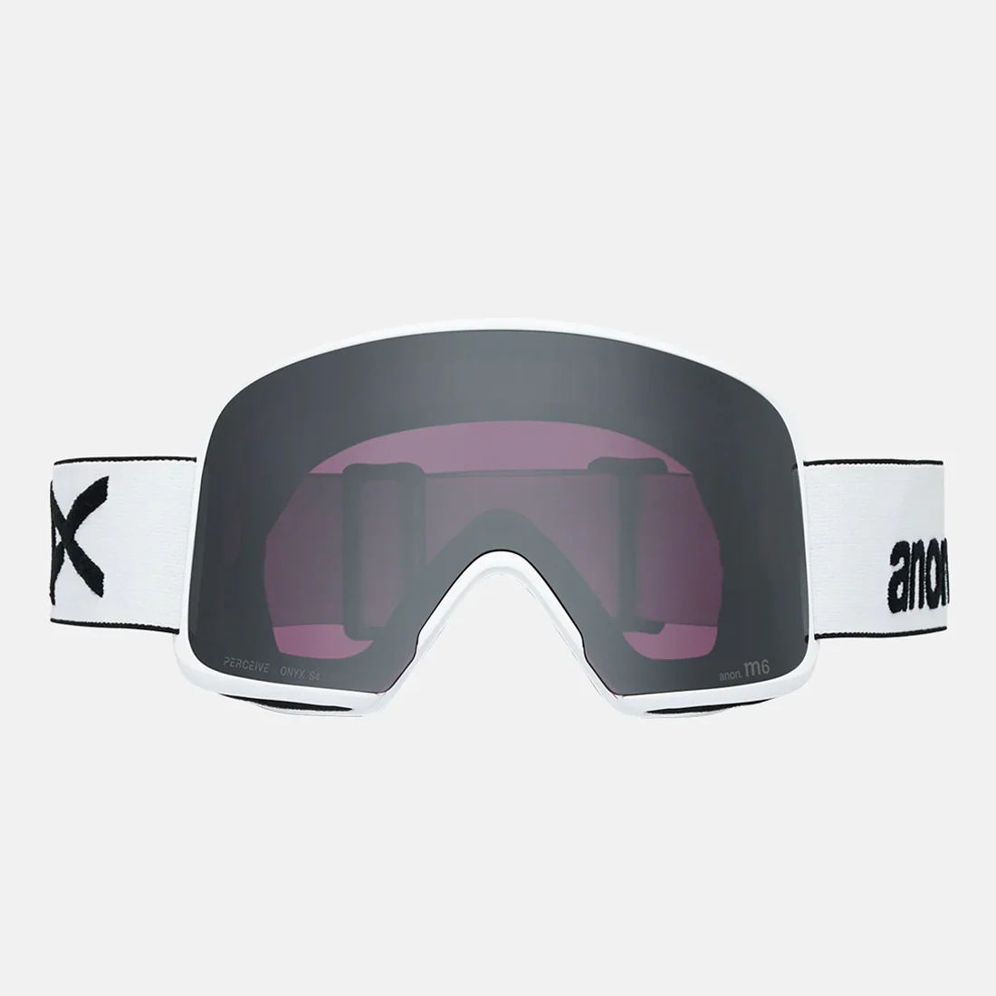ANON M6 Low Bridge Fit Goggle + MFI Facemask 2026 - White/Perceive Sunny Onyx - Image 2