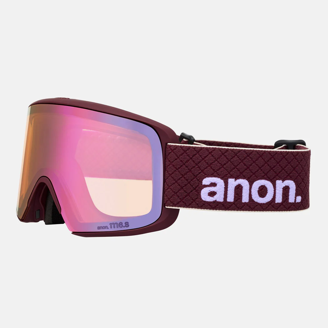 ANON M6S Goggle + MFI Facemask 2026 - Deep Cherry/Perceive Cloudy Pink - Image 3