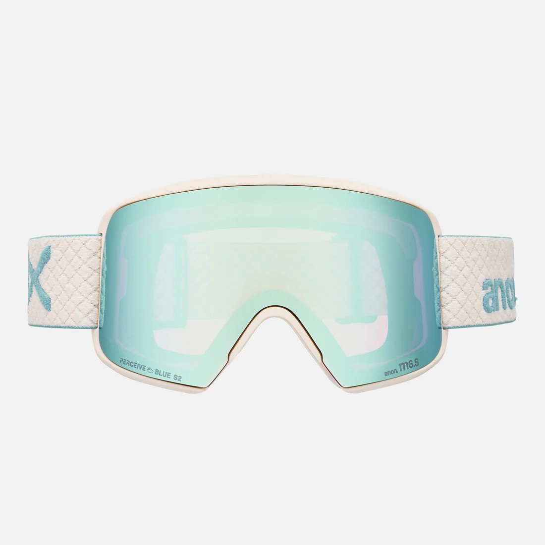 ANON M6S Goggle + MFI Facemask 2026 - Oat/Perceive Variable Blue - Image 2