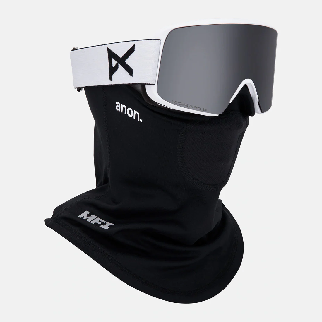 ANON M6S Low Bridge Fit Goggle + MFI Facemask 2026 - White/Perceive Sunny Onyx - Image 5