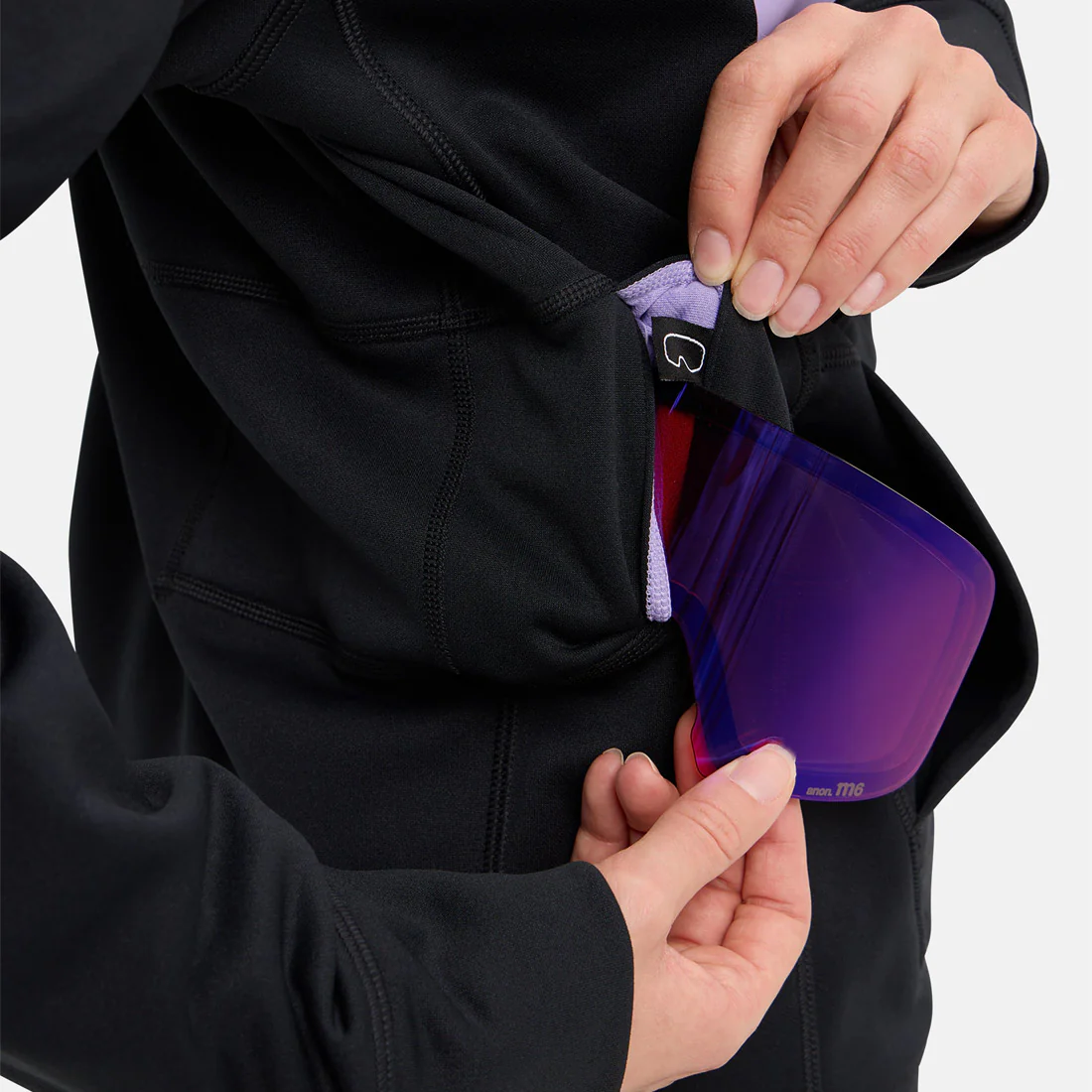 ANON MFI Pullover Hood 2026 - Hyper Lilac - Image 3