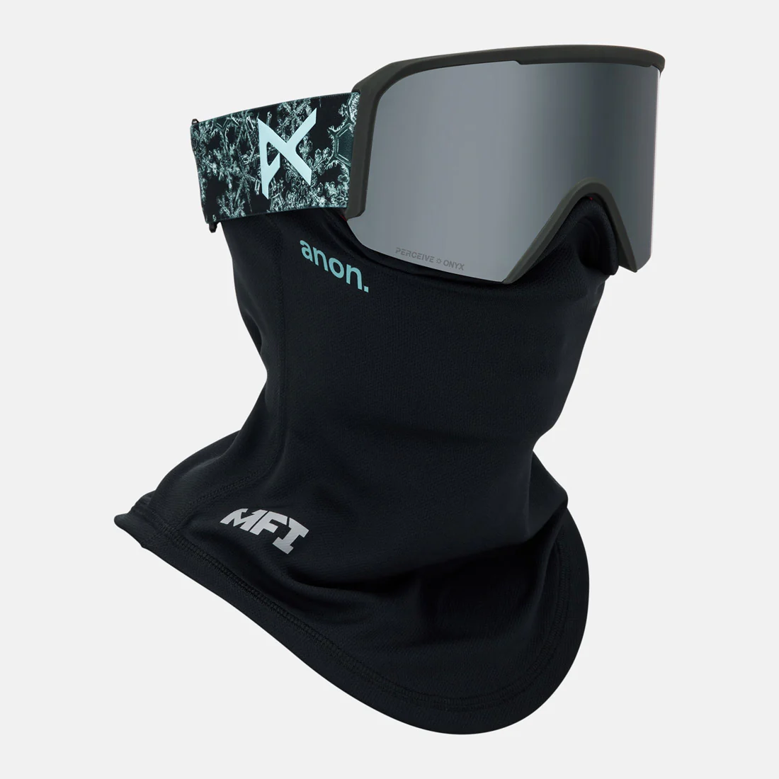 ANON Nesa Goggle + MFI Facemask 2026 - Snow Flurry/Perceive Sunny Onyx - Image 5