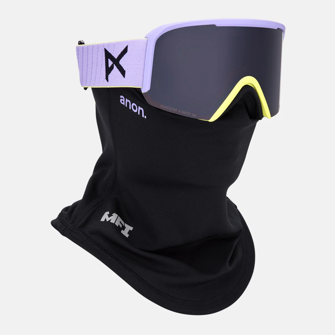 ANON Nesa Low Bridge Fit Goggle + MFI Facemask 2026 - Hyper Lilac/Perceive Sunny Onyx - Image 5
