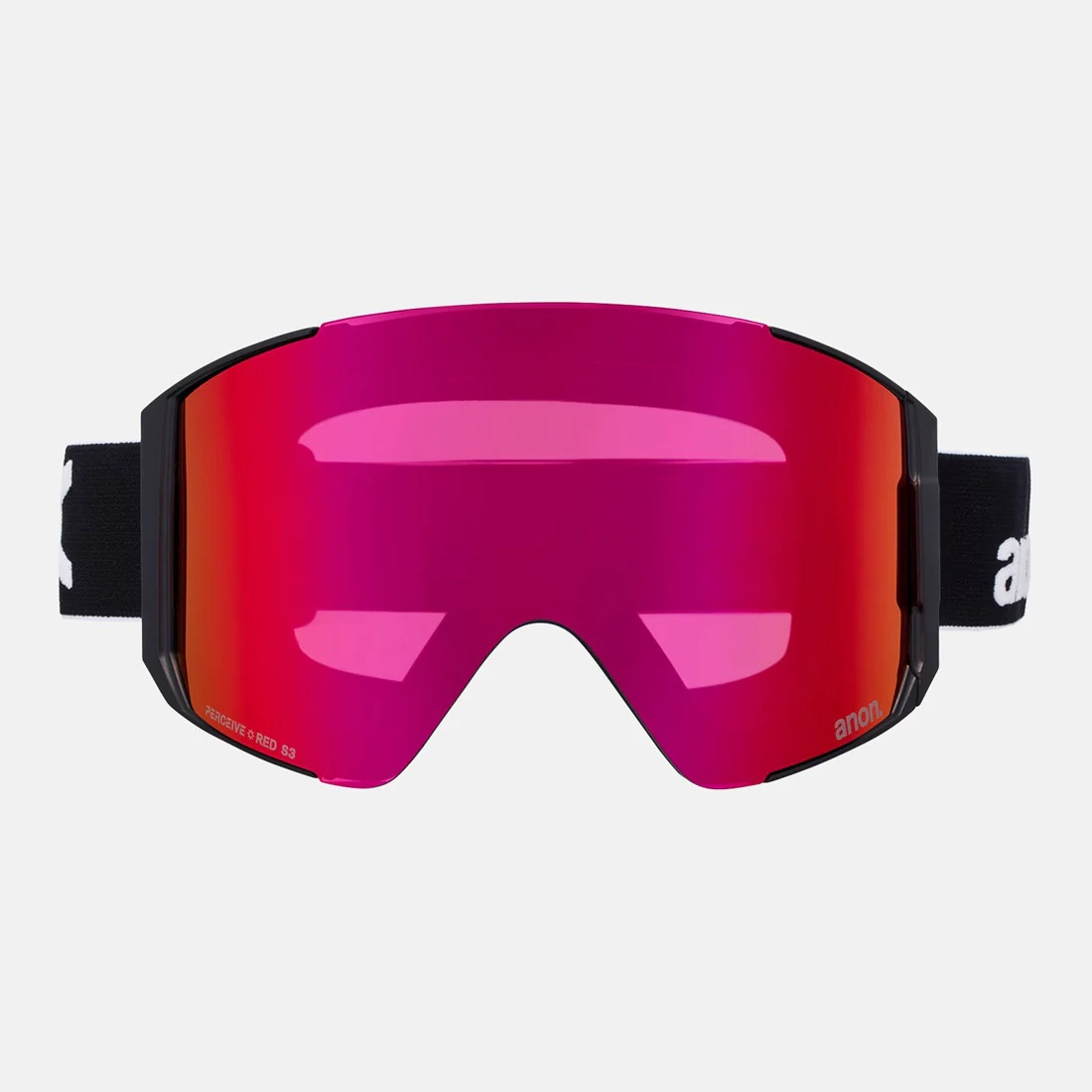 ANON Sync Goggle + MFI Facemask 2026 - Black/Perceive Sunny Red - Image 2