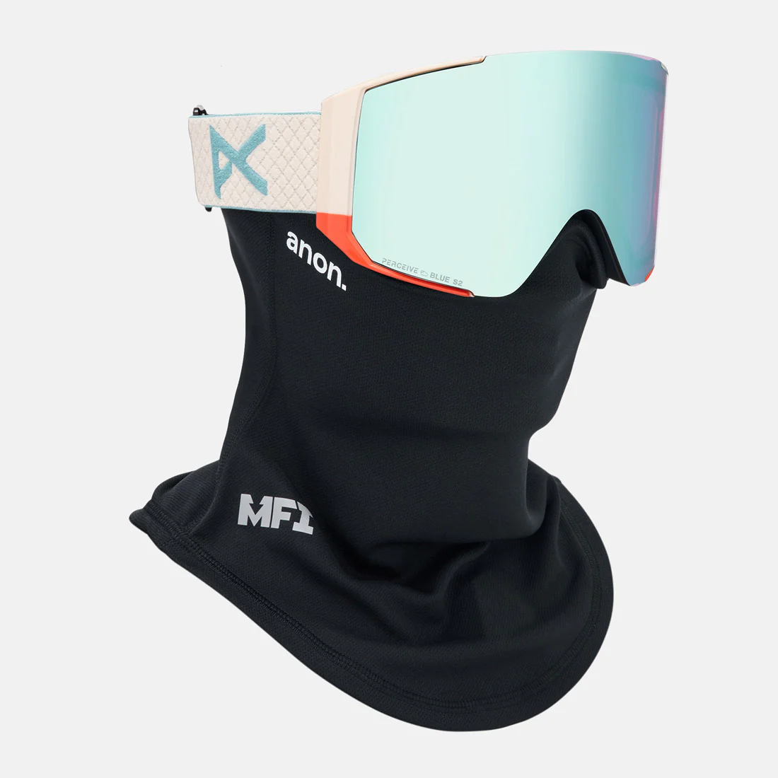 ANON Sync Goggle + MFI Facemask 2026 - Oat/Perceive Variable Blue - Image 5