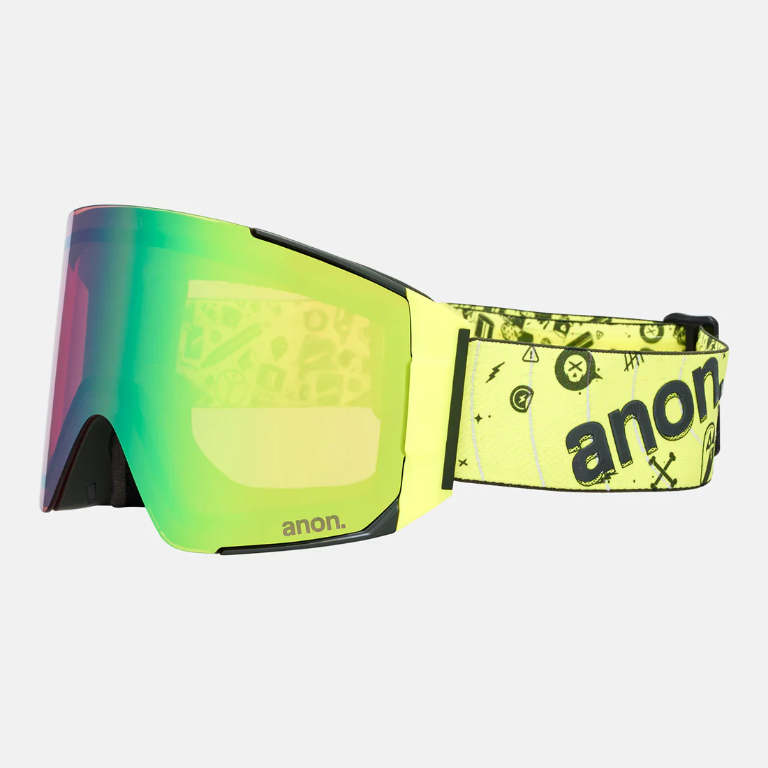 ANON Sync Goggle + MFI Facemask 2026 - Whirlwind/Perceive Variable Green - Image 3