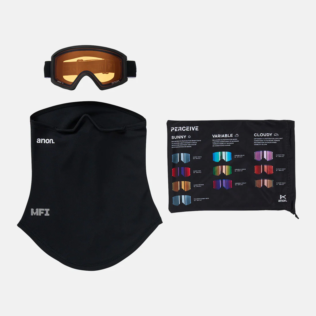 ANON Tracker 2.0 Goggle 2026 - Black/Amber - Image 6
