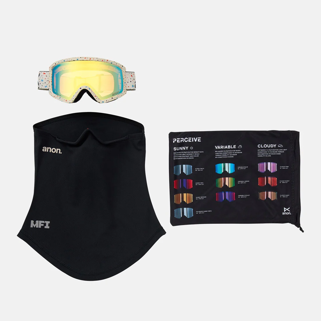 ANON Tracker 2.0 Goggle 2026 - Speckles/Gold Amber - Image 6