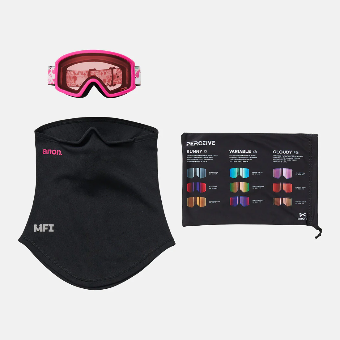 ANON Tracker 2.0 Goggle 2026 - Unicorns/Pink Amber - Image 6