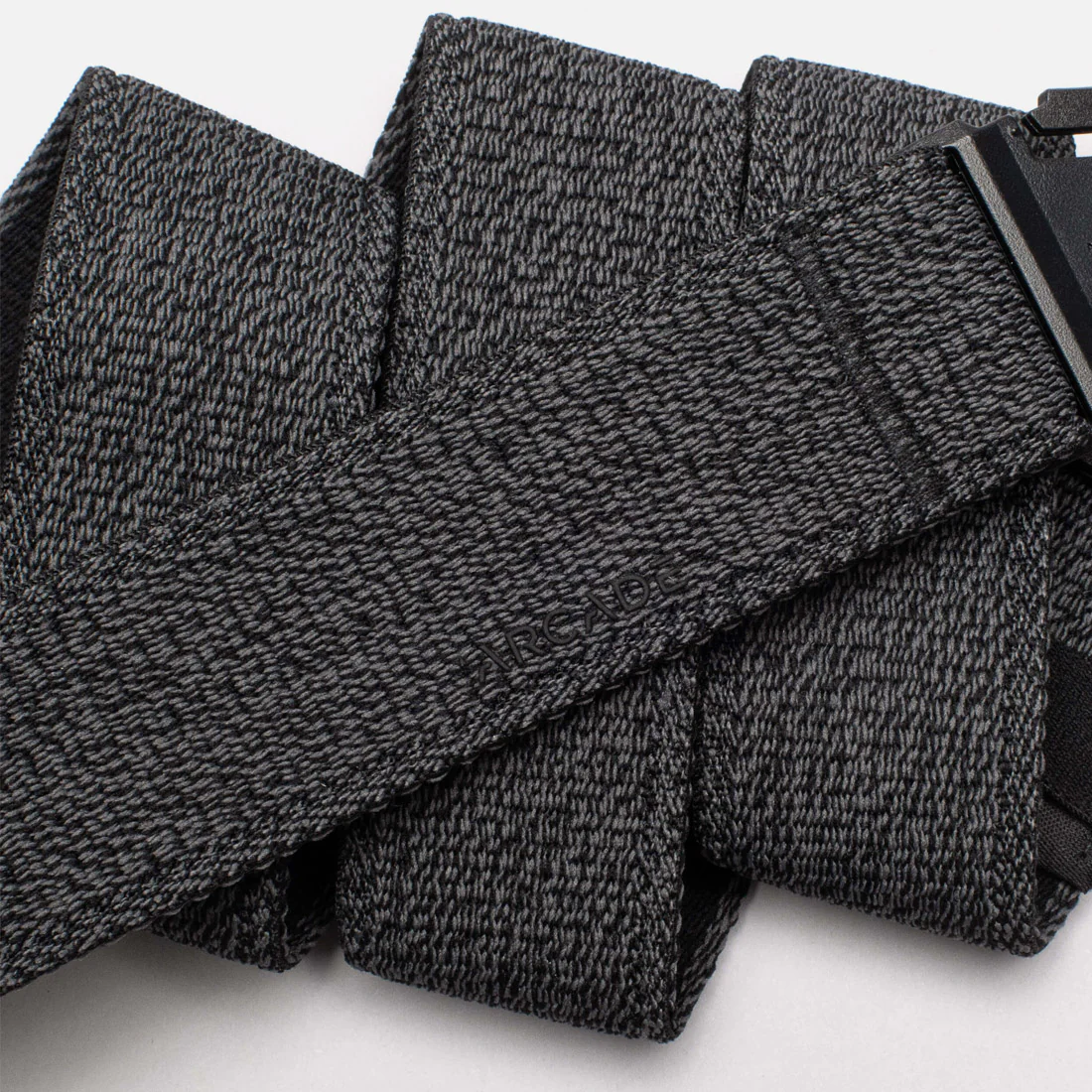 ARCADE Atlas Slim Belt - Heather Black - Image 2