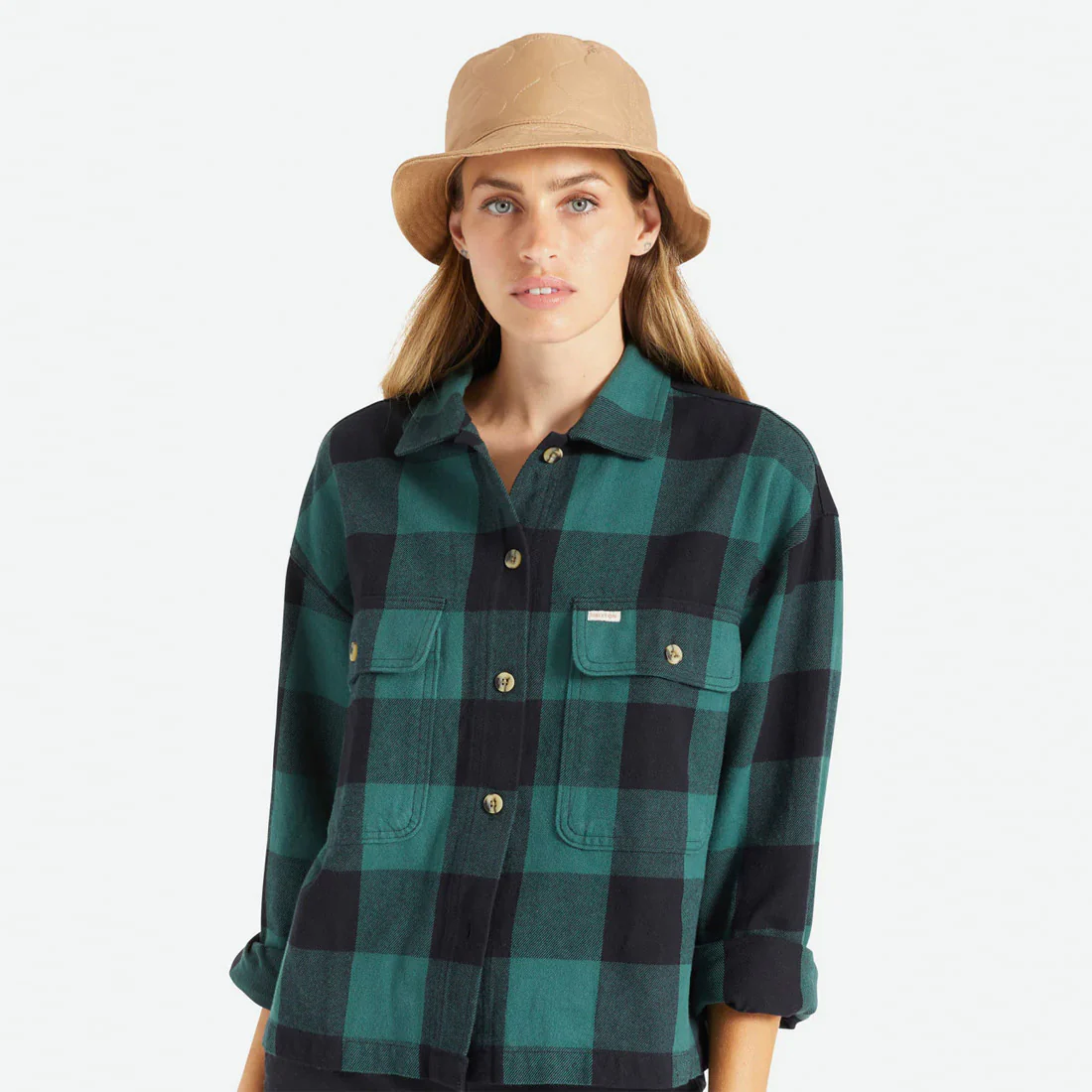BRIXTON Abraham Reversible Bucket Hat - Mojave - Image 6