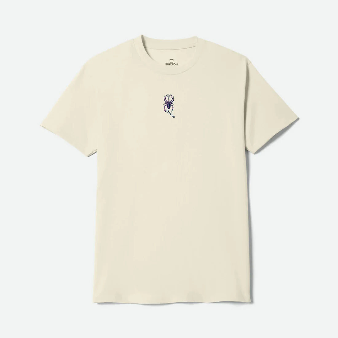 BRIXTON Beasley Standard Tee - Cream - Image 2