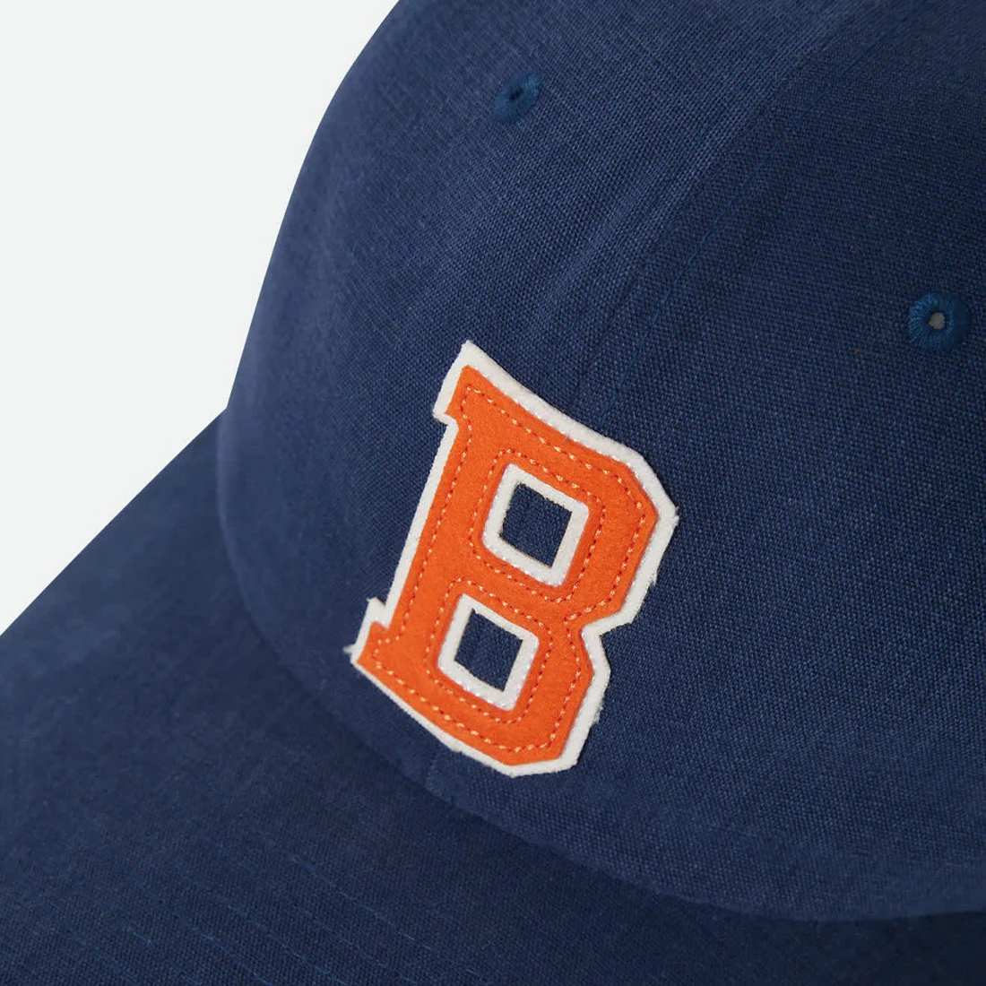 BRIXTON Big B MP Cap - Midnight Blue/Orange - Image 2