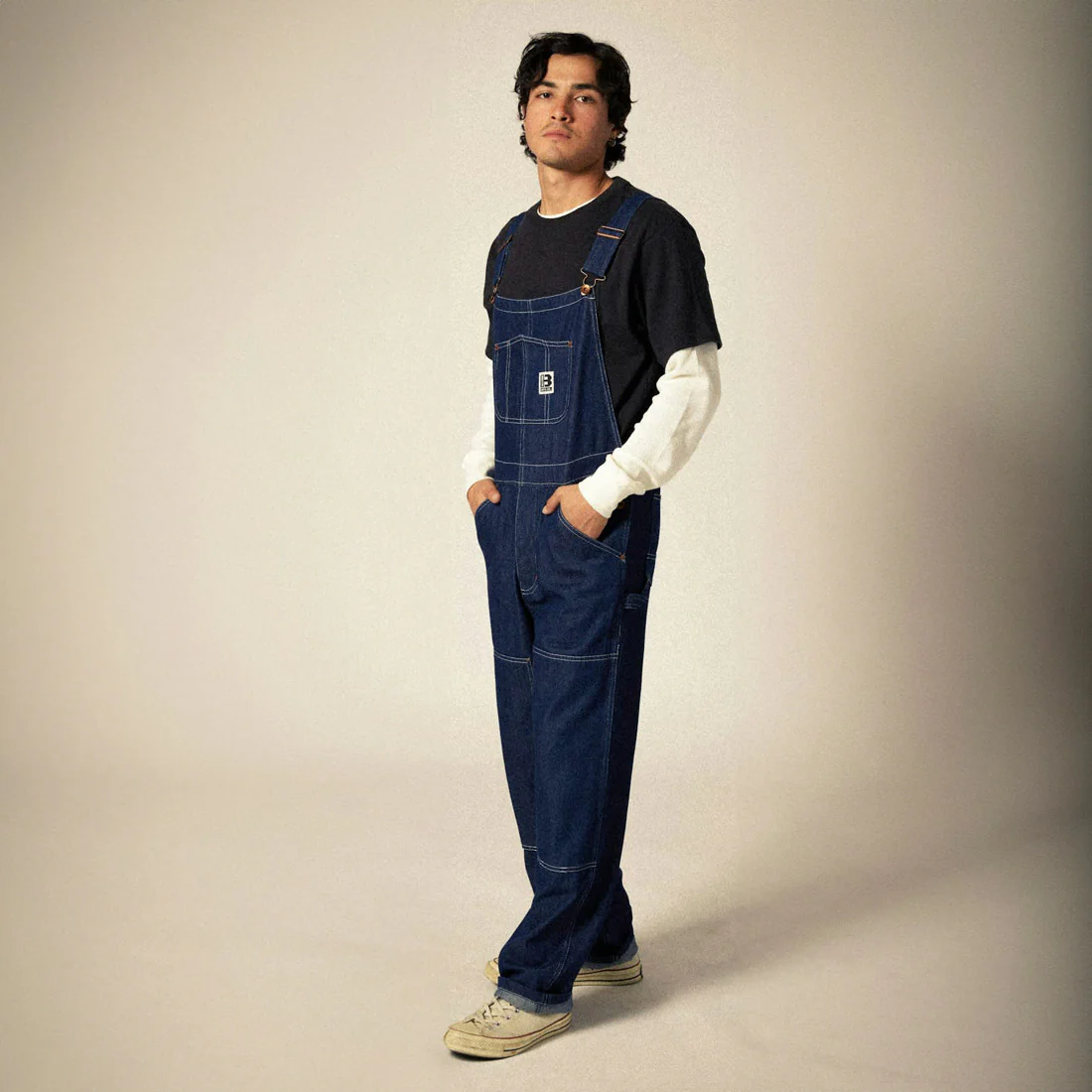 BRIXTON Builders Overall - Rinse Denim - Image 2
