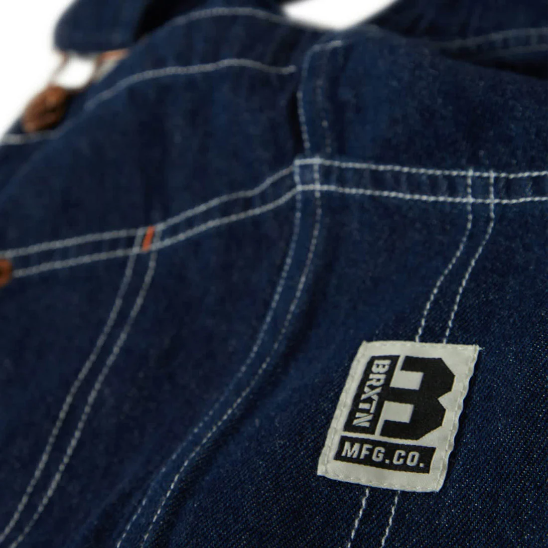 BRIXTON Builders Overall - Rinse Denim - Image 4