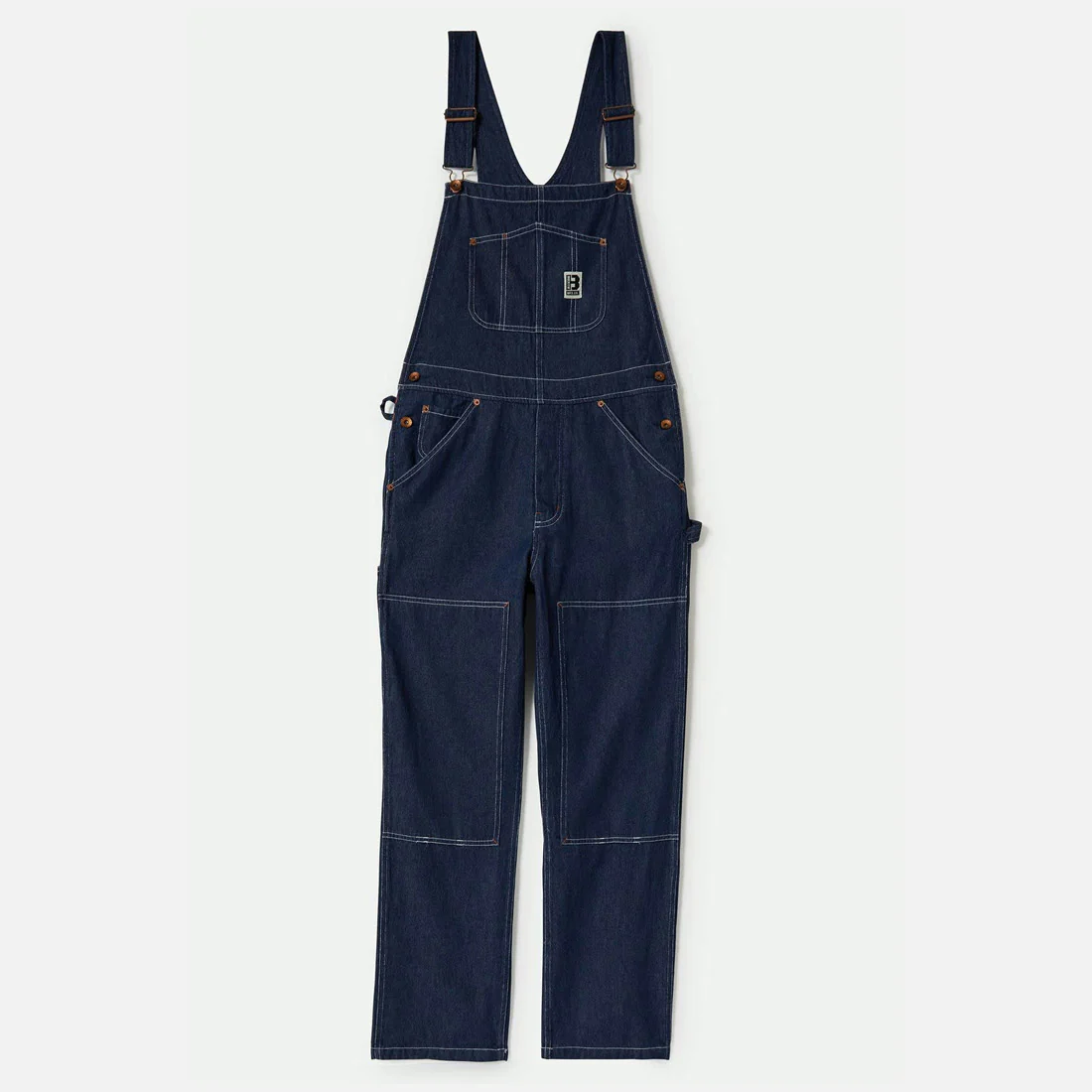 BRIXTON Builders Overall - Rinse Denim - Image 5
