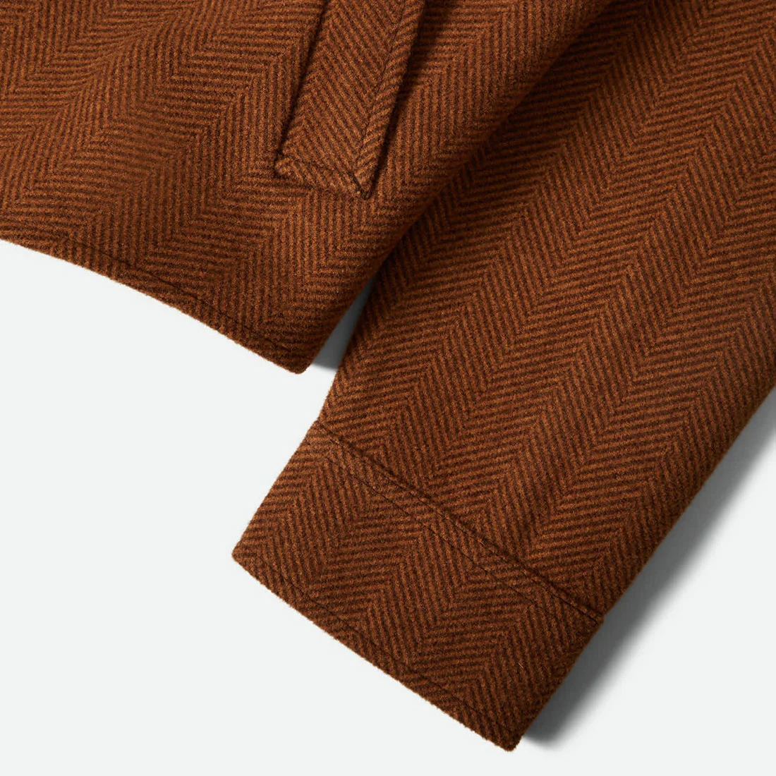 BRIXTON Durham Brushed Menswear Jacket - Brushed Pinecone - Image 3