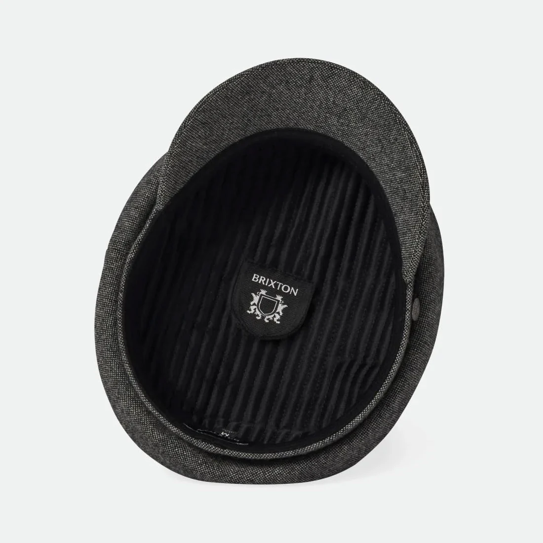 BRIXTON Fiddler Cap - Grey/Black - Image 4