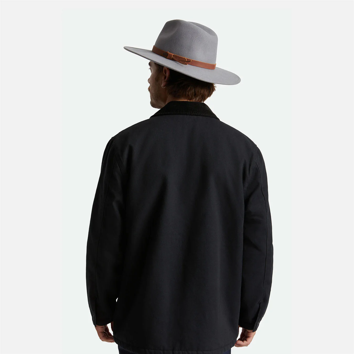 BRIXTON Field Proper Hat - Grey - Image 3