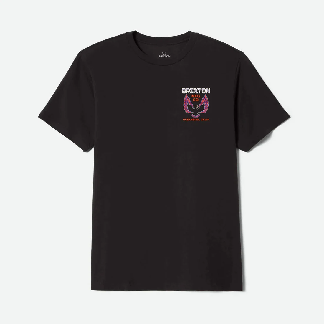 BRIXTON Garvey Tee - Black - Image 2