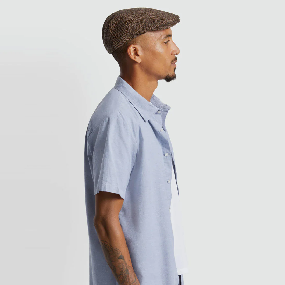 BRIXTON Hooligan Snap Cap - Brown/Khaki - Image 4
