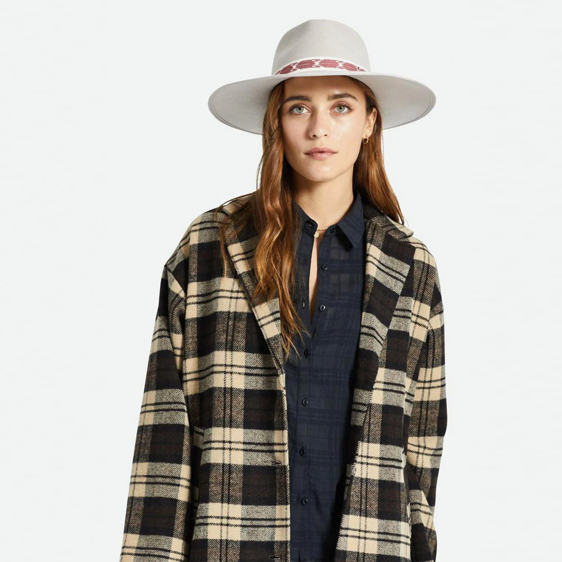 BRIXTON Jo Rancher Hat - Beige - Image 4