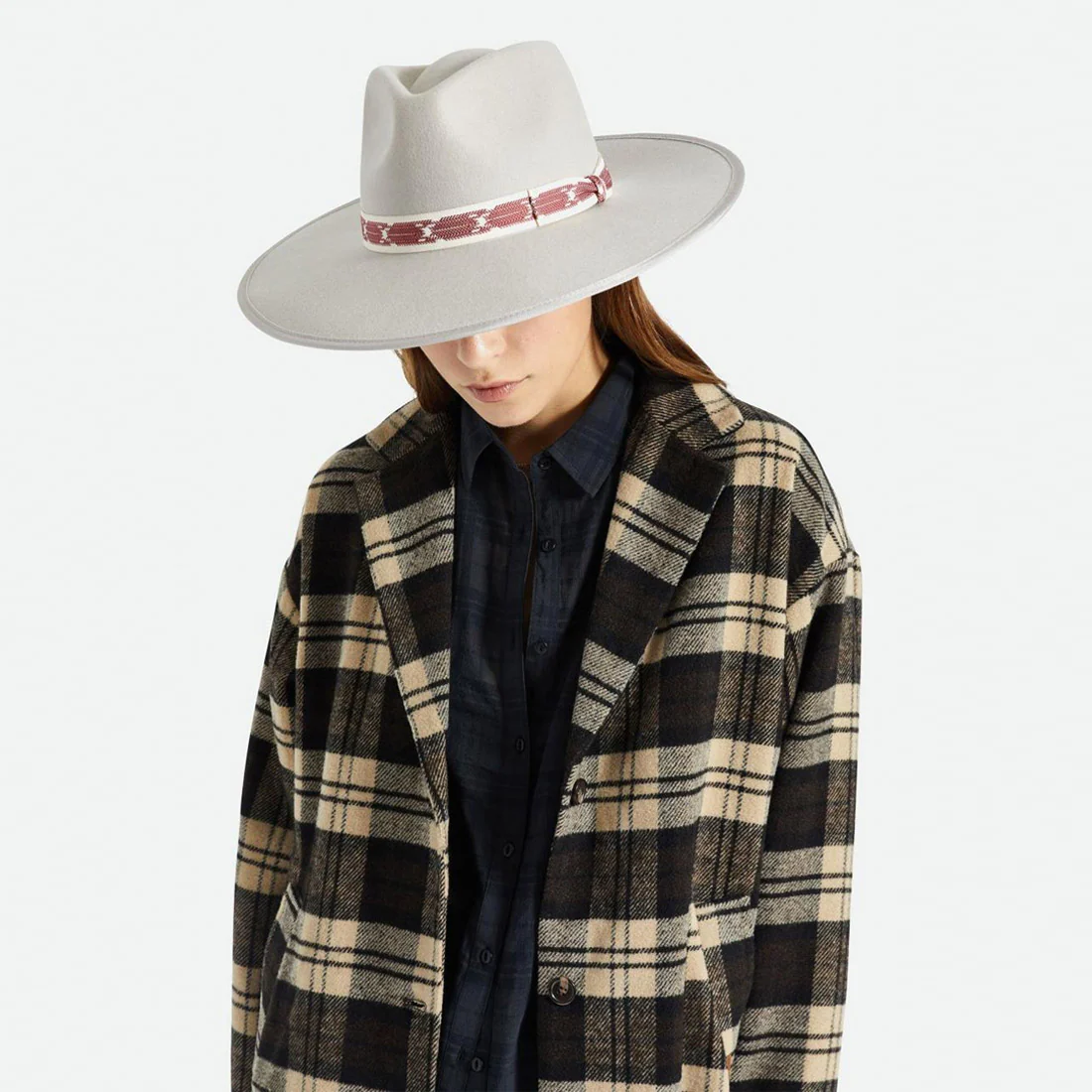 BRIXTON Jo Rancher Hat - Beige - Image 5