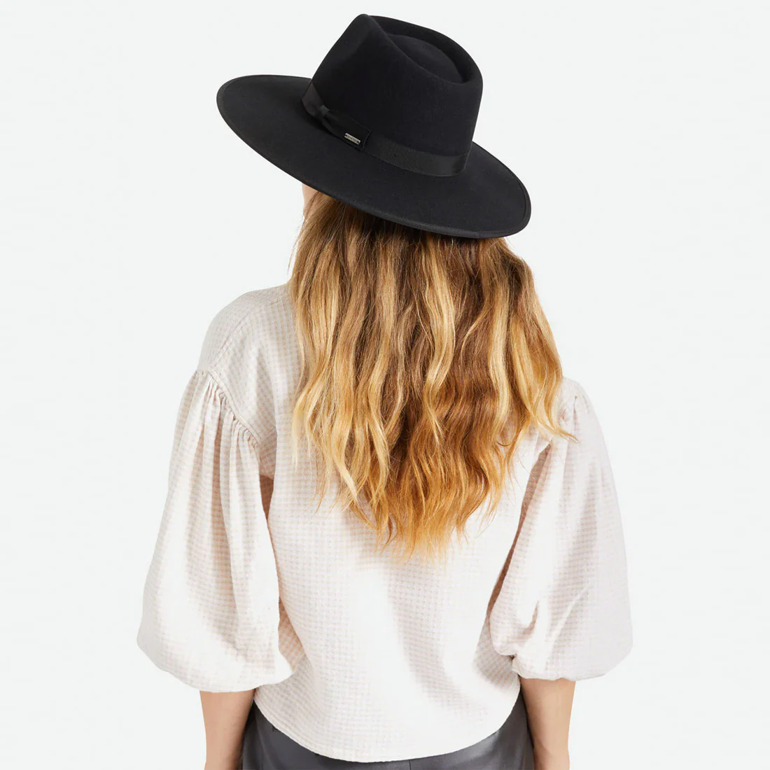 BRIXTON Jo Rancher Hat - Black - Image 4