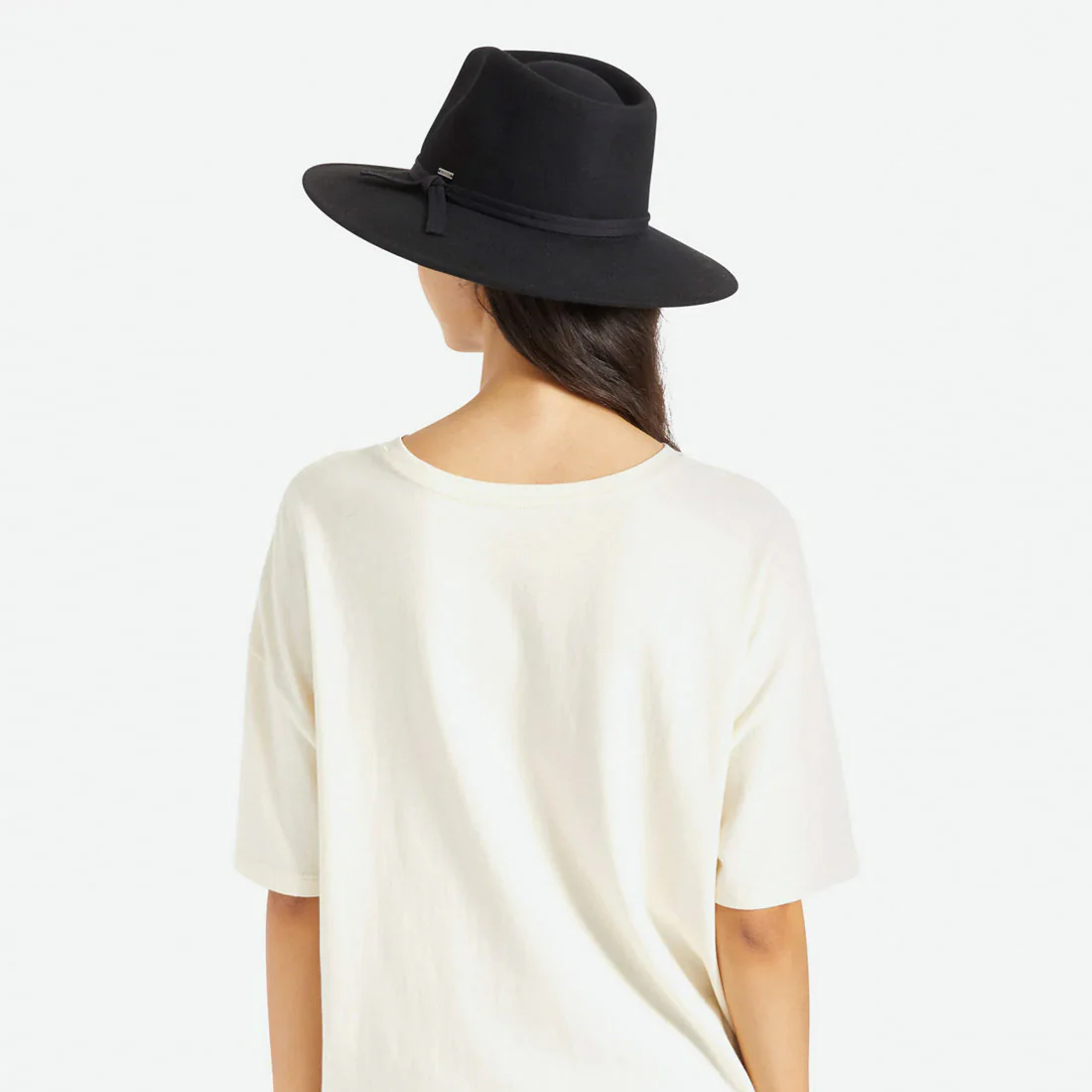 BRIXTON Joanna Felt Packable Hat - Black - Image 6