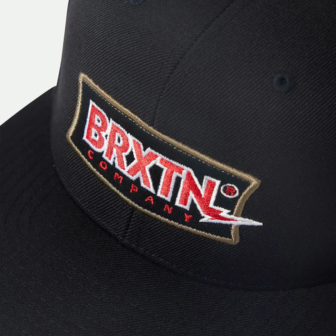 BRIXTON Lightning MP Snapback - Black - Image 2