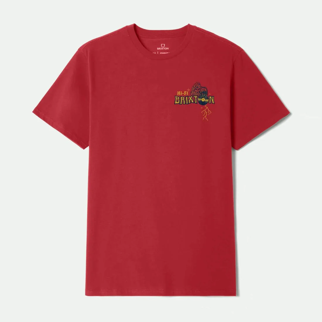 BRIXTON Maddox Tee - Fuji Red - Image 2