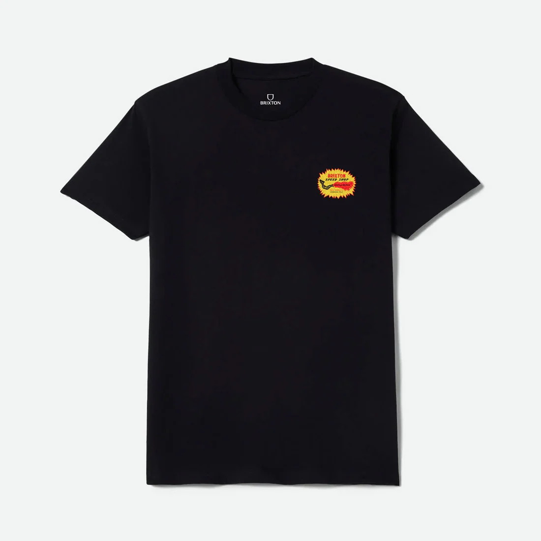 BRIXTON Mavis Standard Tee - Black Worn Wash - Image 2