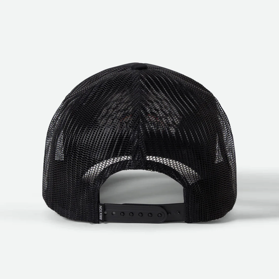 BRIXTON Podium Netplus Trucker Hat - Black/Black - Image 4