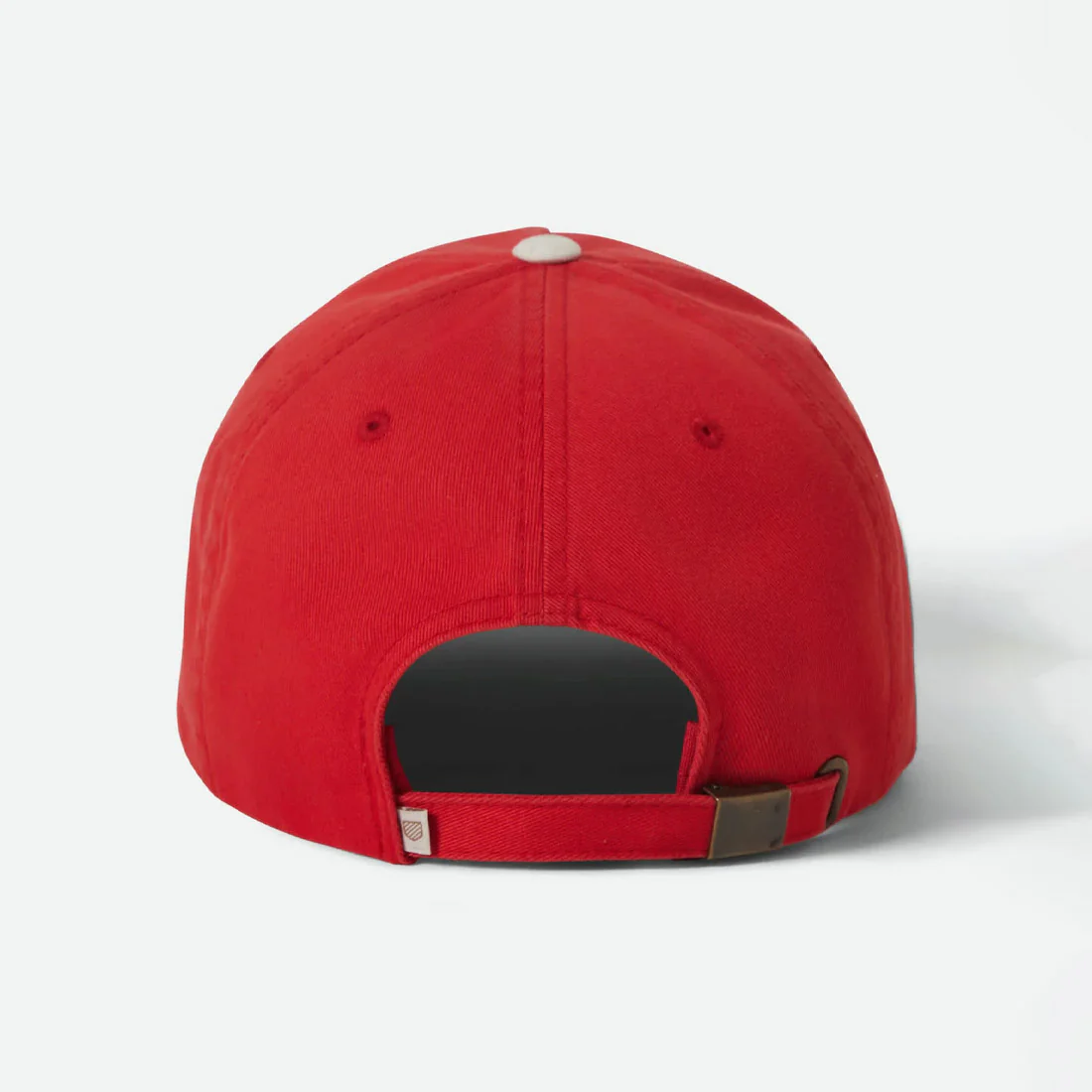 BRIXTON Round Up LP Adjustable Hat - Washed Adrenaline Rush/Whitecap - Image 3