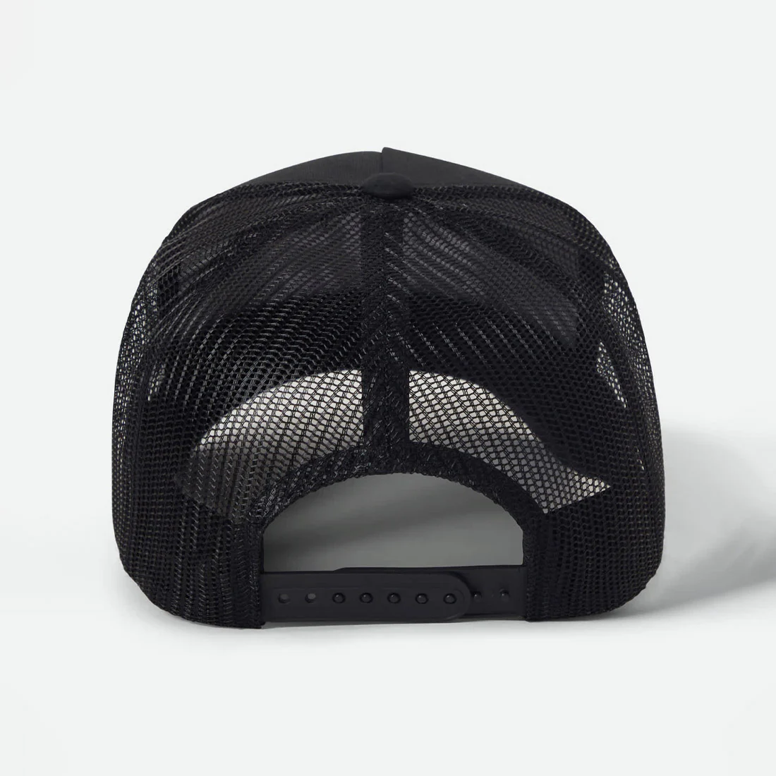 BRIXTON Tolman C Netplus MP Trucker Hat - Black/Black - Image 3