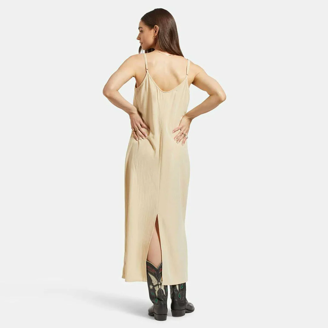 BRIXTON Vintage Slip Dress - Vintage White - Image 3