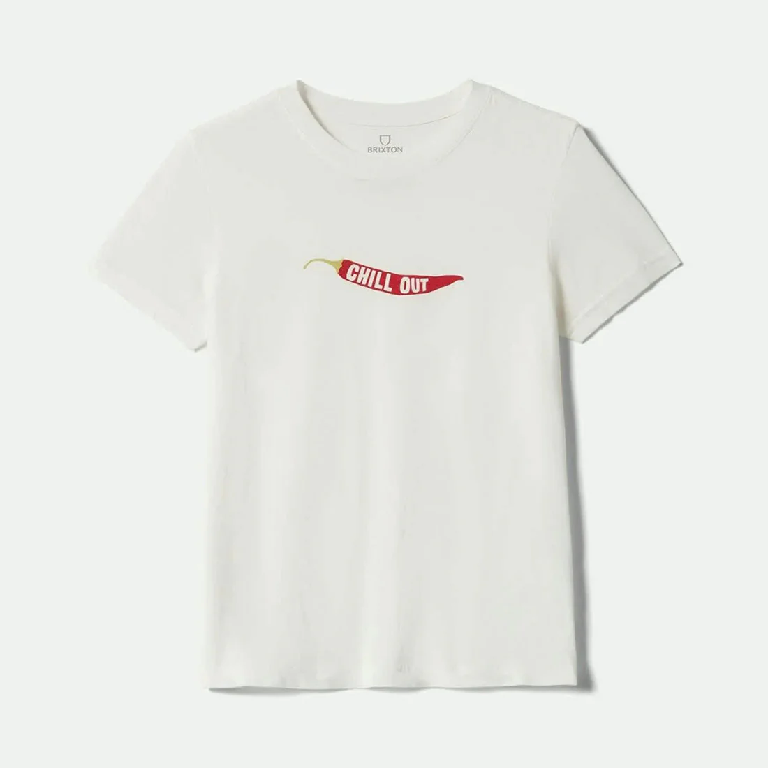 BRIXTON Women's Chill Out Fitted Crew Tee - Off White - Image 3