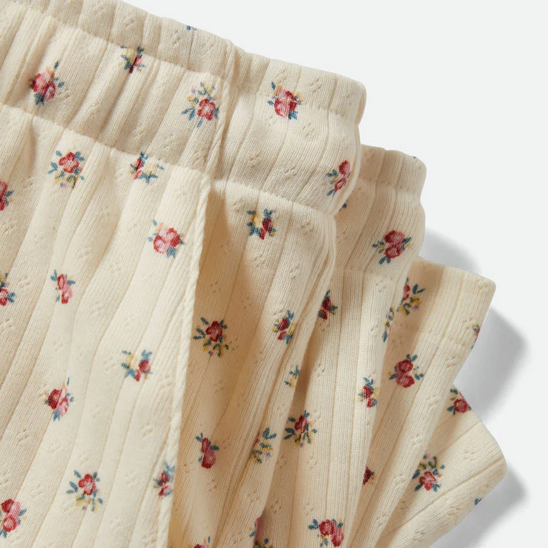 BRIXTON Women's Off Duty Lounge Short - Floral Pointelle - Image 4