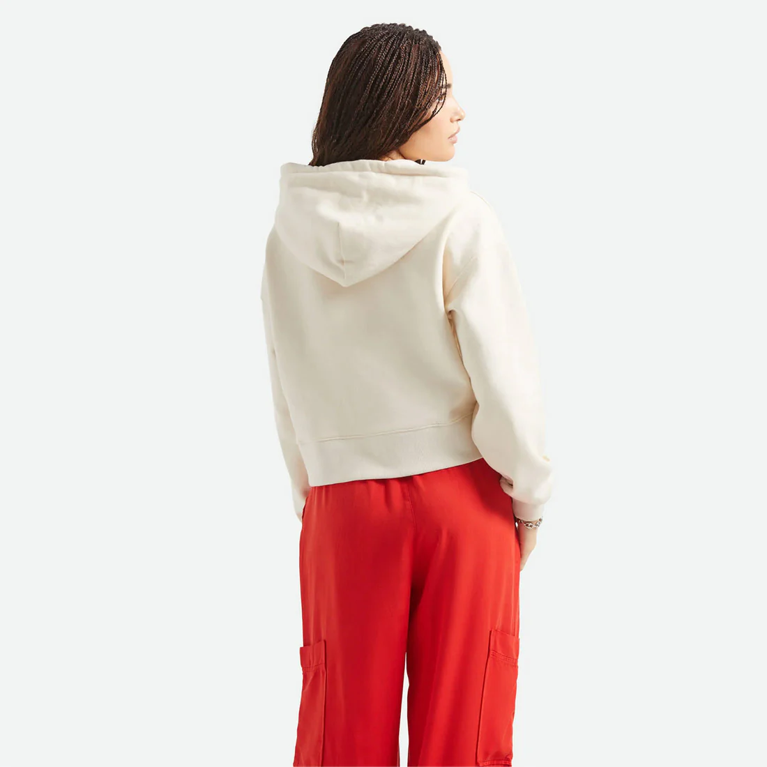 BRIXTON Women's Pegasus Zip Hood - Whitecap - Image 3