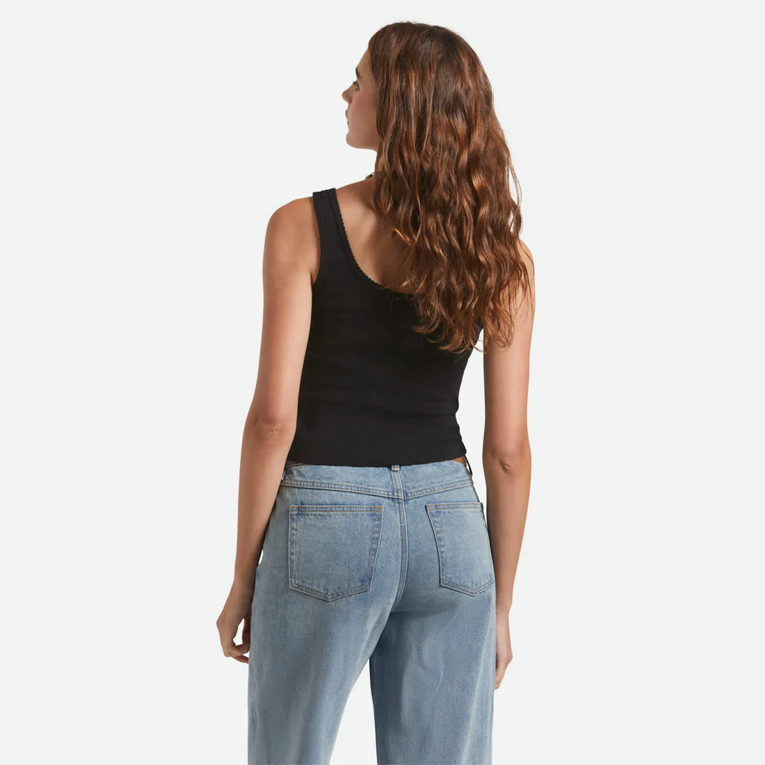 BRIXTON Women's Pointelle Slim Fit Tank - Black - Image 3